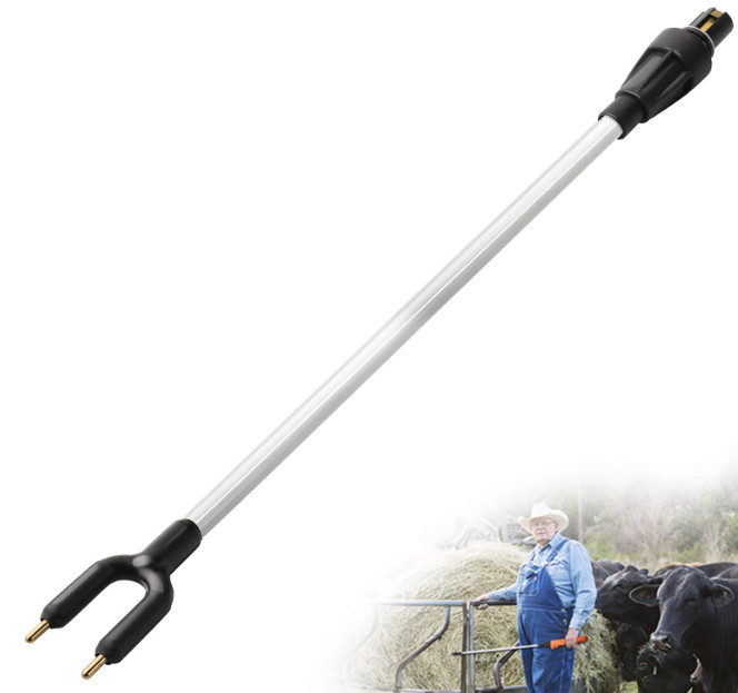 Livestock Prod Shaft(41In) Fit for 52In Cattle Prod, Newest Waterproof Cattle P