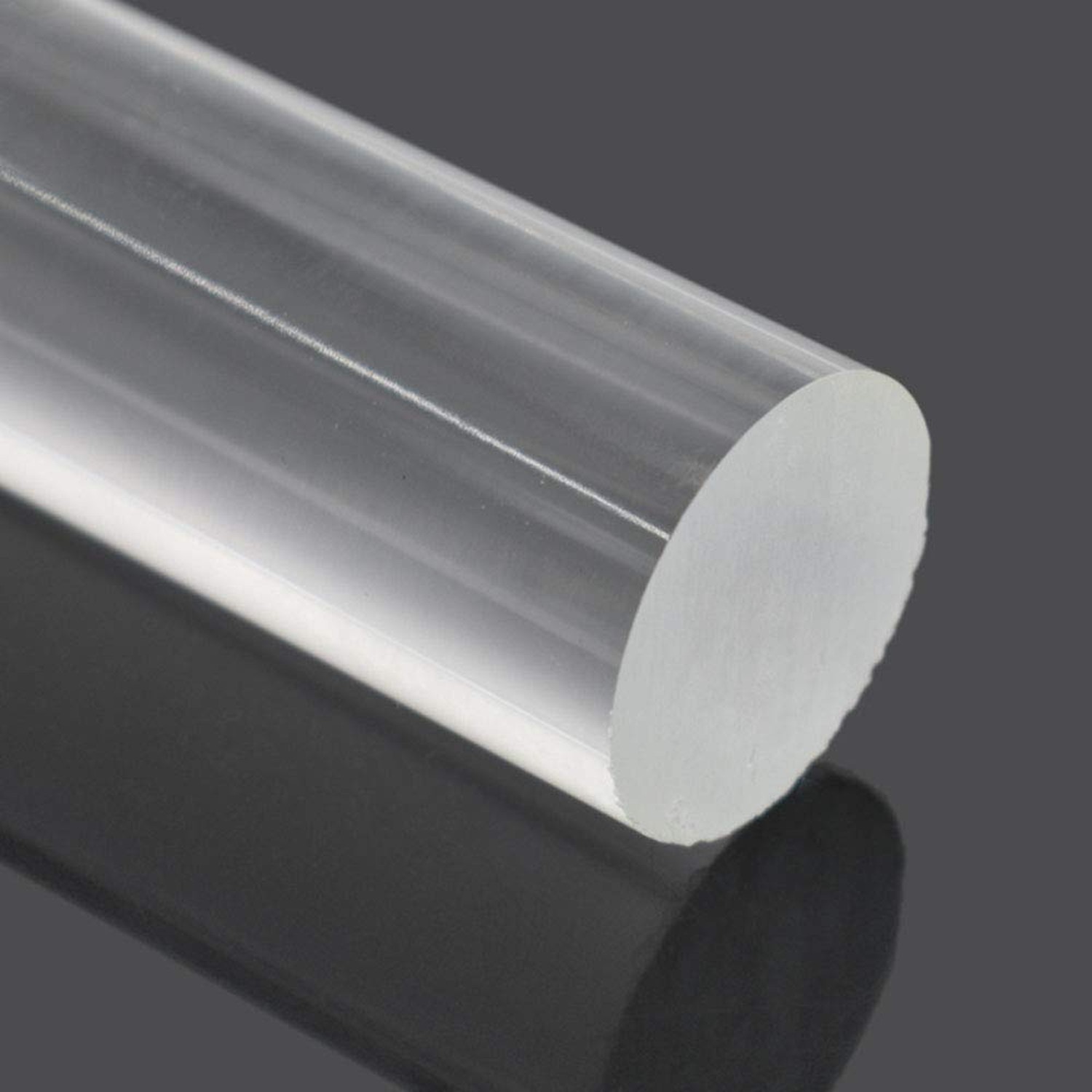 Acrylic Rolling Pin Clear Solid Clay Tool for Shaping, Smoothing, Modelling, ...