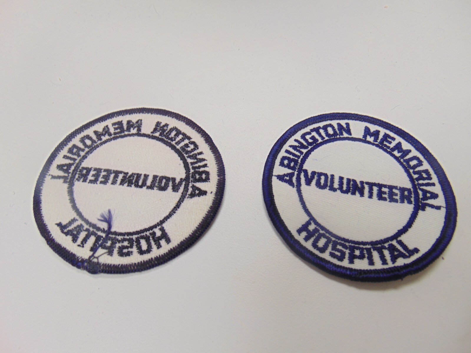 PATCH SEW ON OLDER ABINGTON MEMORIAL HOSPITAL VOLUNTEER