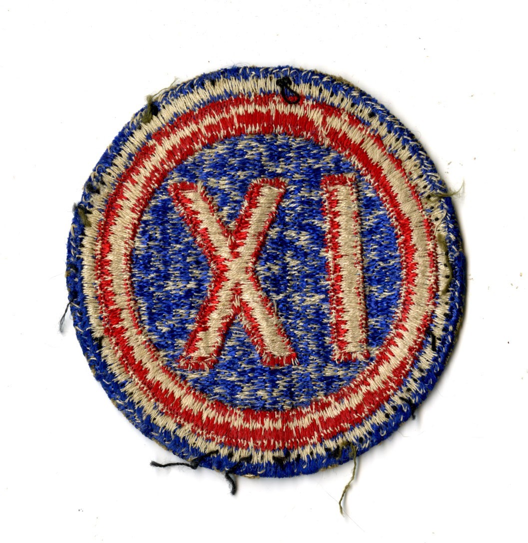 IX Corps White Back Patch WWII Vintage Pacific Theater