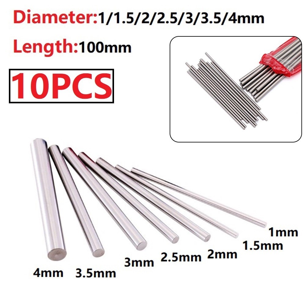 Tools Round Bar Steel Rod Lathe Tool Portable Straight Shank 100mm Long