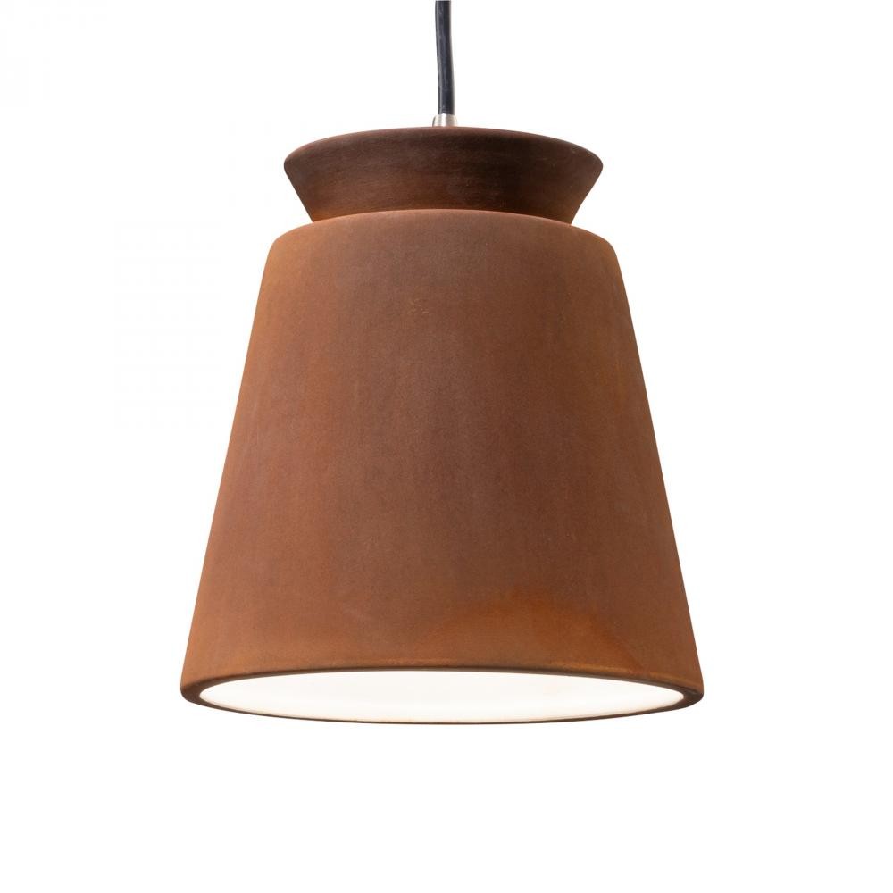 Justice Design Group CER-6425-RRST-ABRS-BKCD-LED1-700 - Pendants