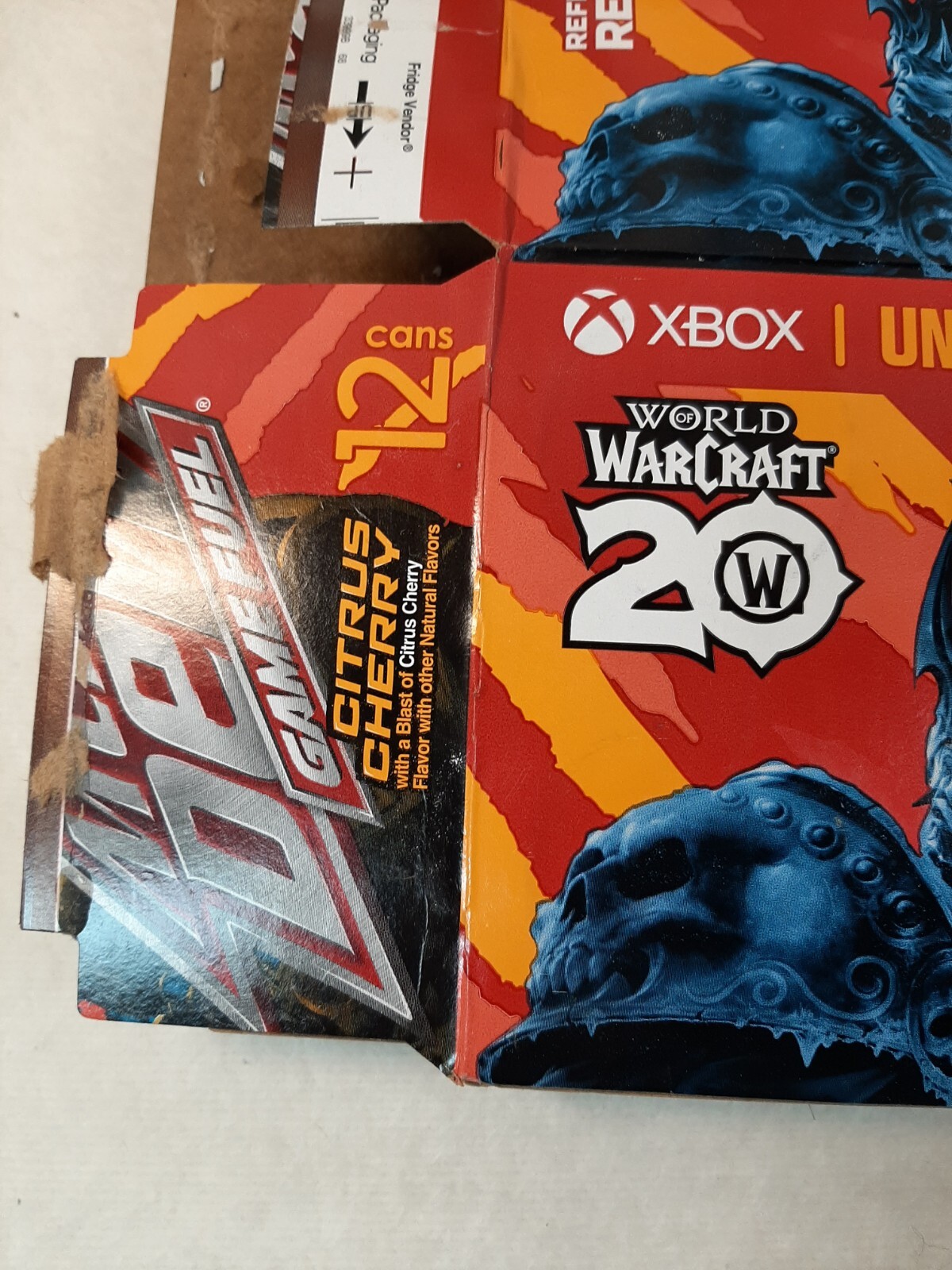 EMPTY 2024 Mountain Dew Mtn Dew Citrus Cherry 12 Pack Box ONLY Opened Flat