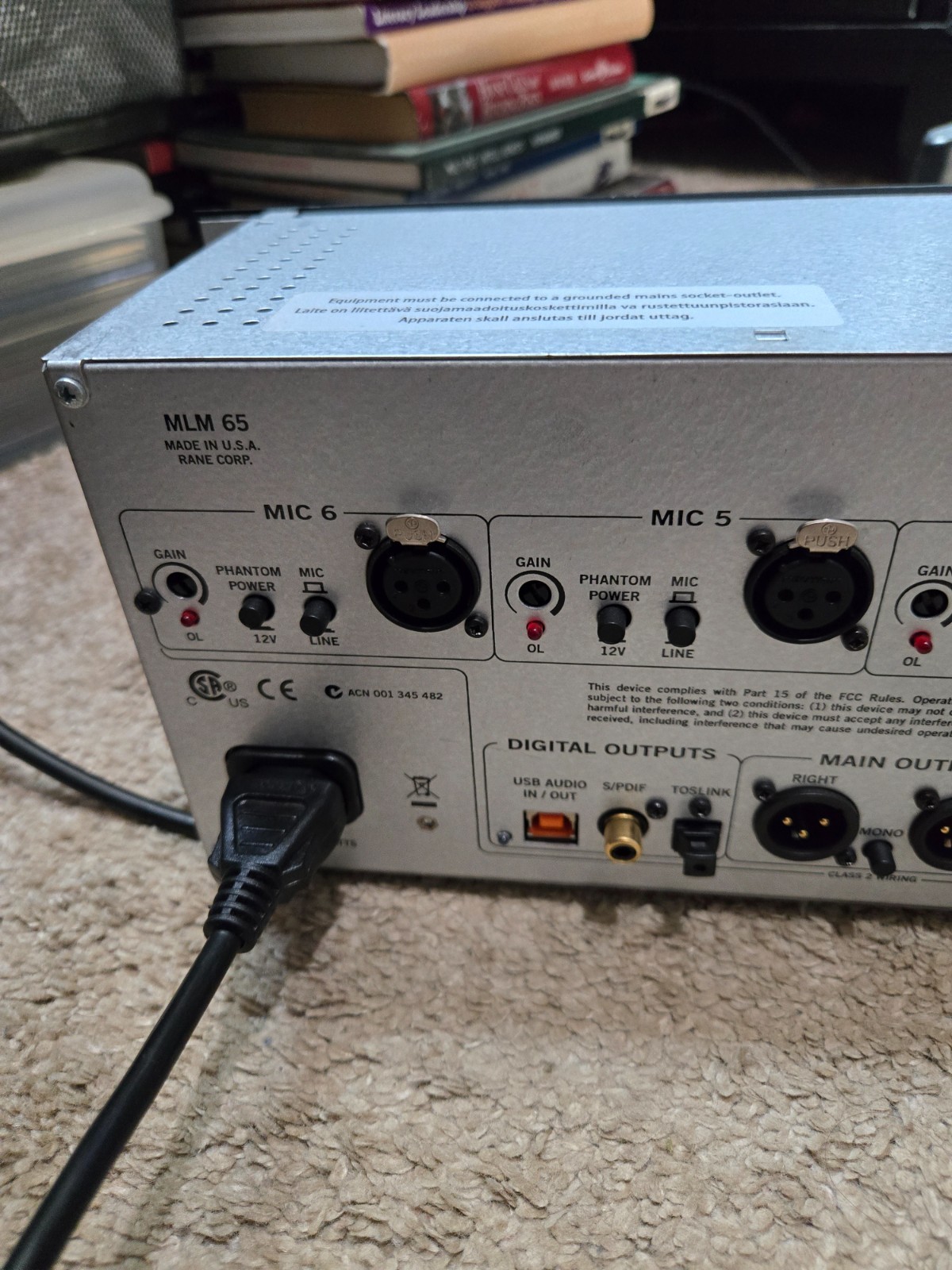 RANE MLM 65 Mic/Line Mixer