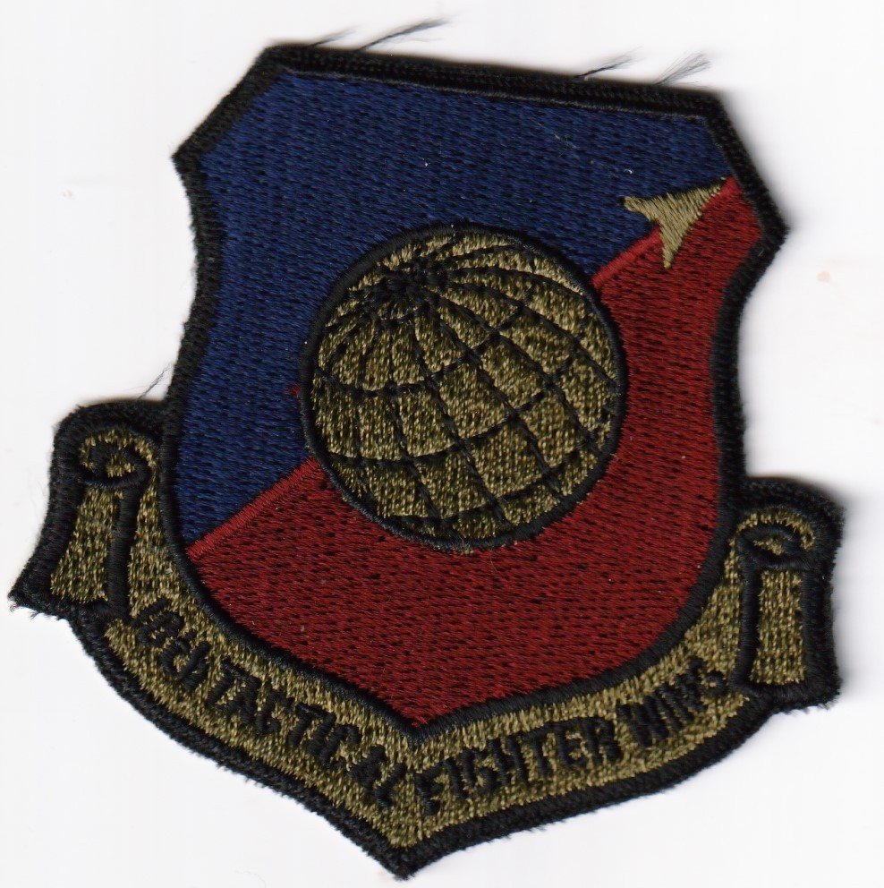 USAF AIR FORCE 10th TACTICAL FIGHTER WING RAF Alconbury England LOWVIZ patch