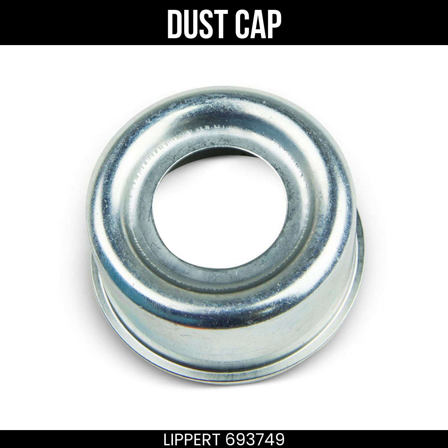 Lippert Dust Cap, Super Lube Axle Hub, 5.2K-6K lbs, 2.75 Diameter, 10 Pack