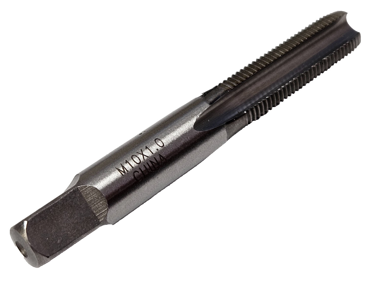 M10 X 1.0 Metric DWTCS10X1P 10MM Plug Hand Tap CS 4 FL by Drill America