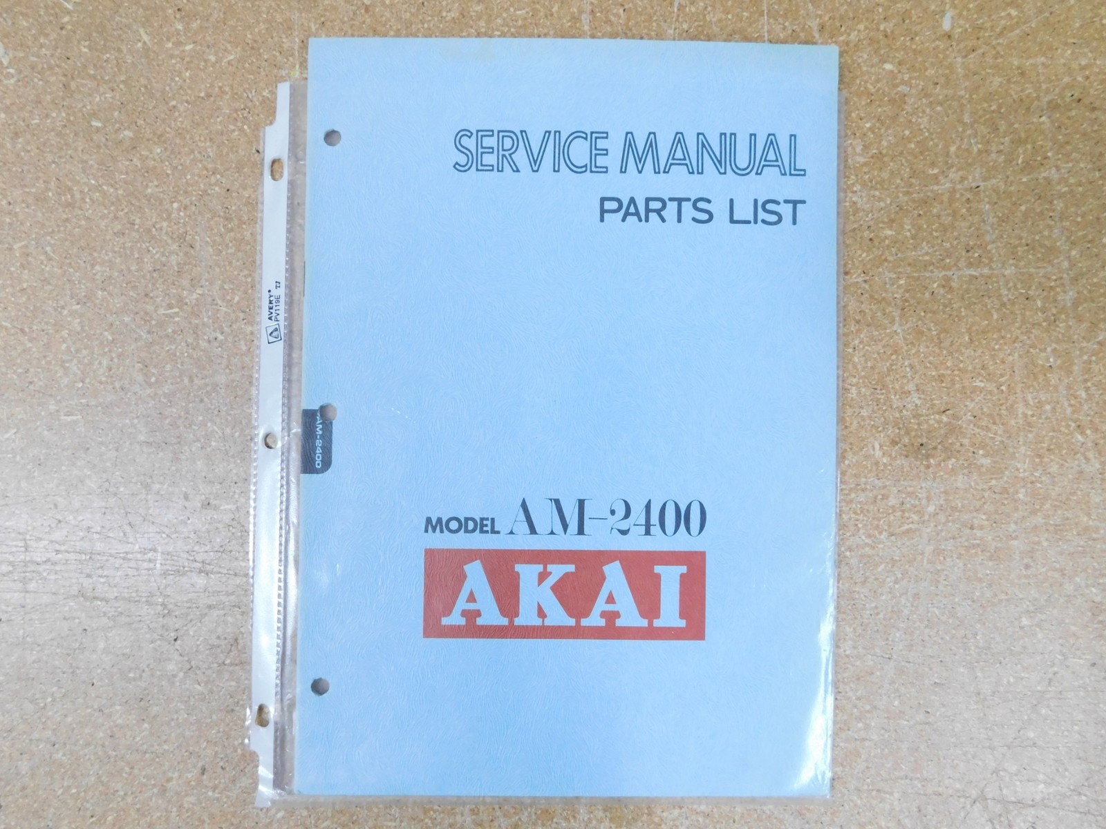 Akai AM-2400 Stereo Integrated Amplifier Service Manual w/ Schematics (original)