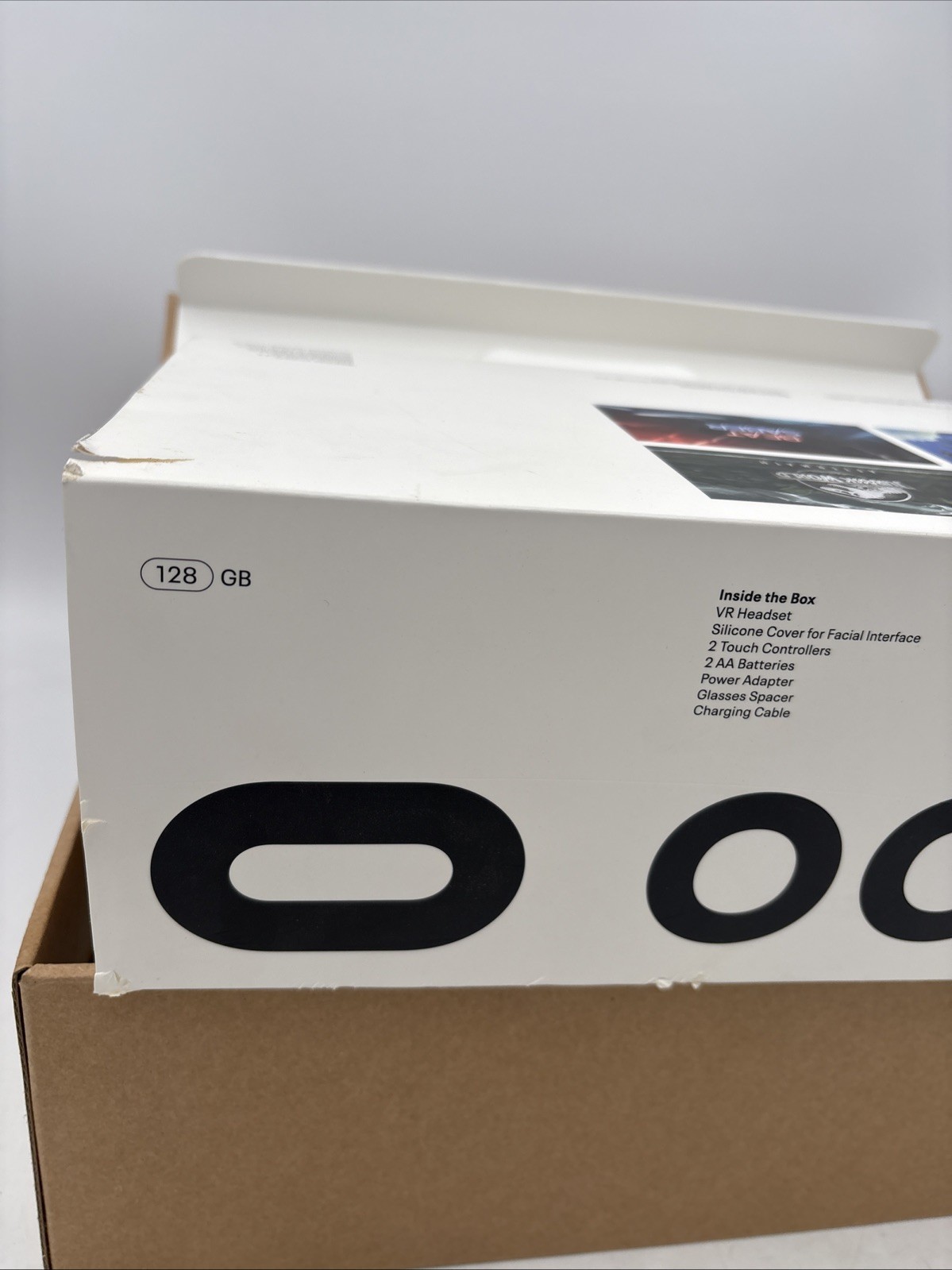 Meta Oculus Quest 2 128GB VR Headset w/Controllers & Box, Factory Reset Cleaned