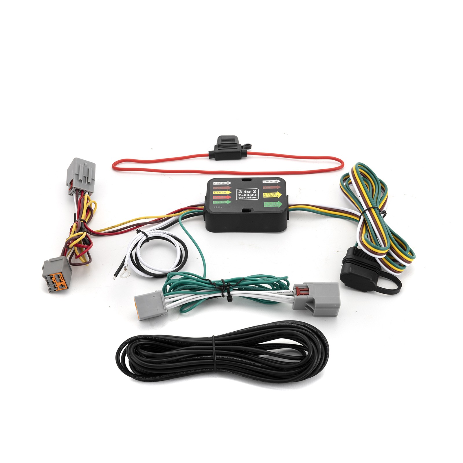 4-Way Flat Trailer Wiring Harness For Ford Transit Connect 2014-2020 21 22 23