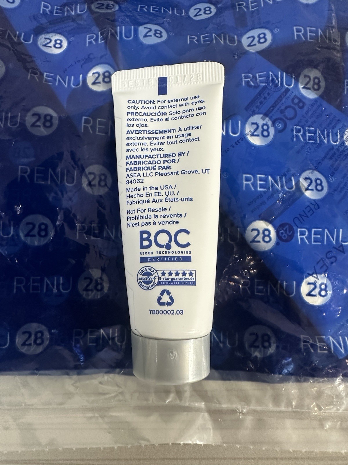 RENU28® Sample Tubes 6 Tubes 10 ml each exp 2027
