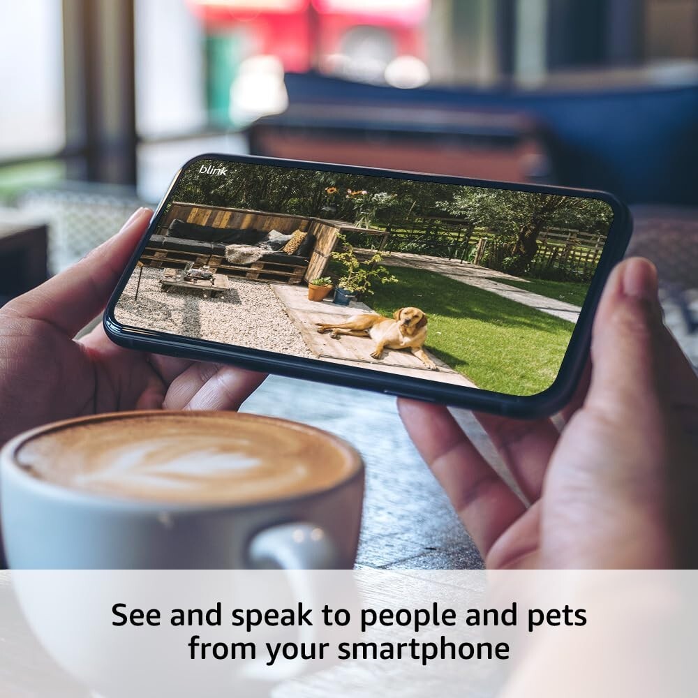 Blink Outdoor (4th Gen) Wireless smart HD security camera | Black Add-on camera