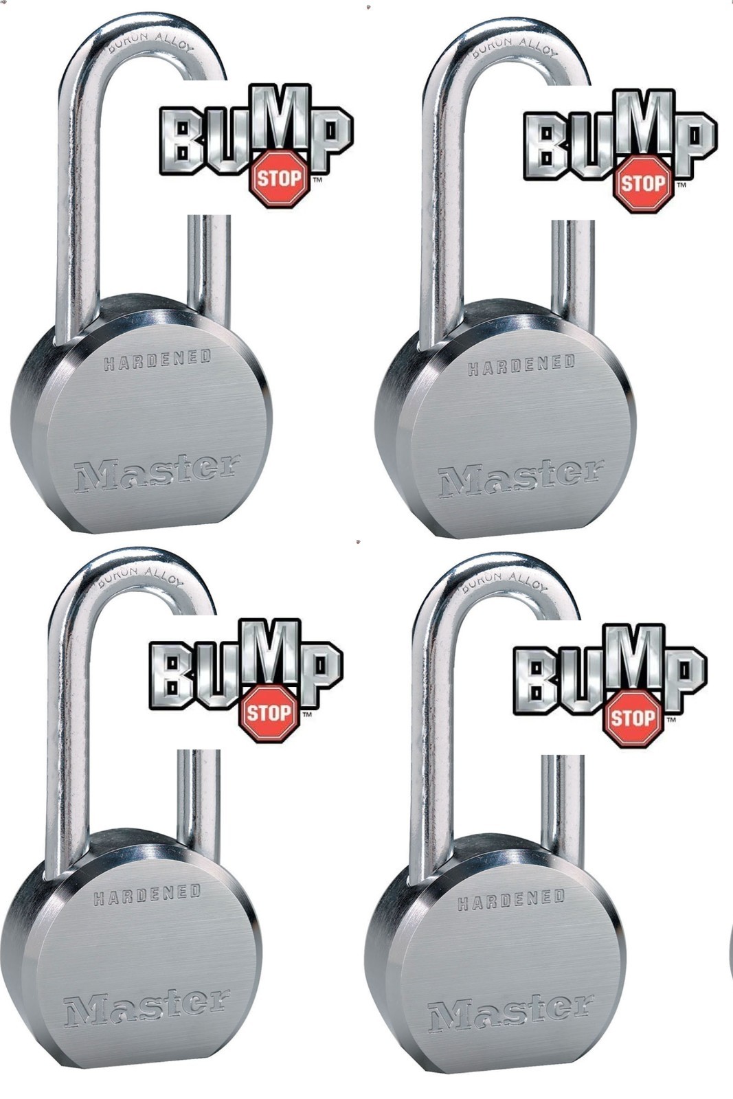 new Master Locks 6230NKALH 10G019 Keyed Alike Set of 4 Maximum Security