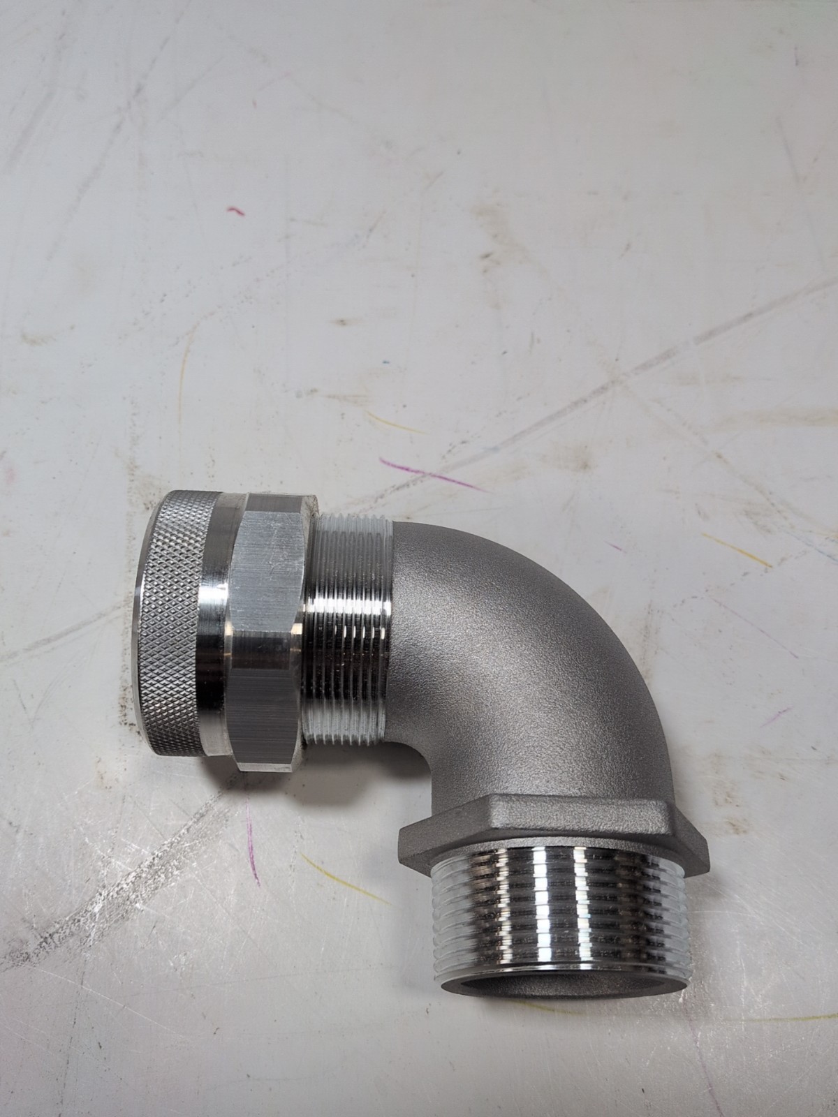 Remke RSR-9522 Cord Grip, alum, 90 deg, 1-1/2"  cable range 1.250 - 1.375
