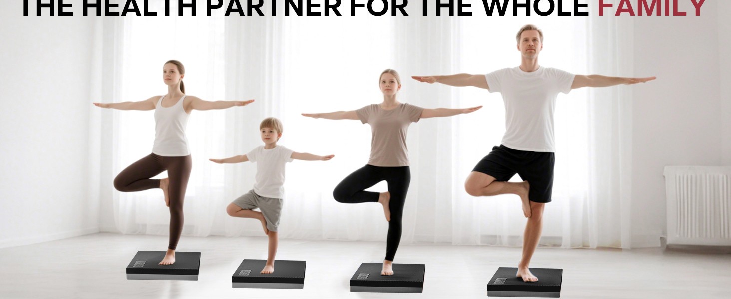 Exercise Balance Pad - 15" Non-Slip Textured Bottom Stability