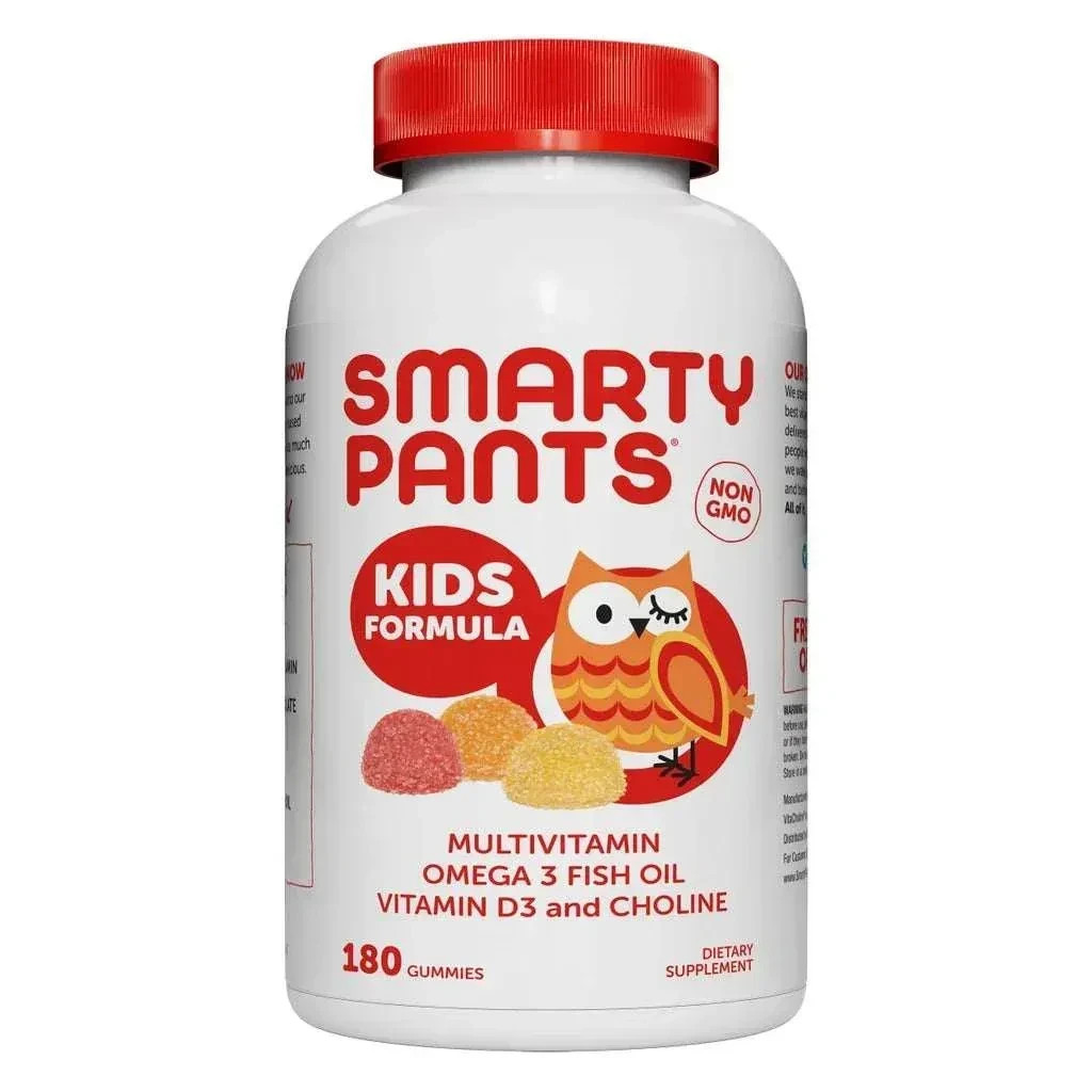 Smarty Pants Kids Complete Multi-vitamin | Kids Formula - NON GMO | 180 Gummies
