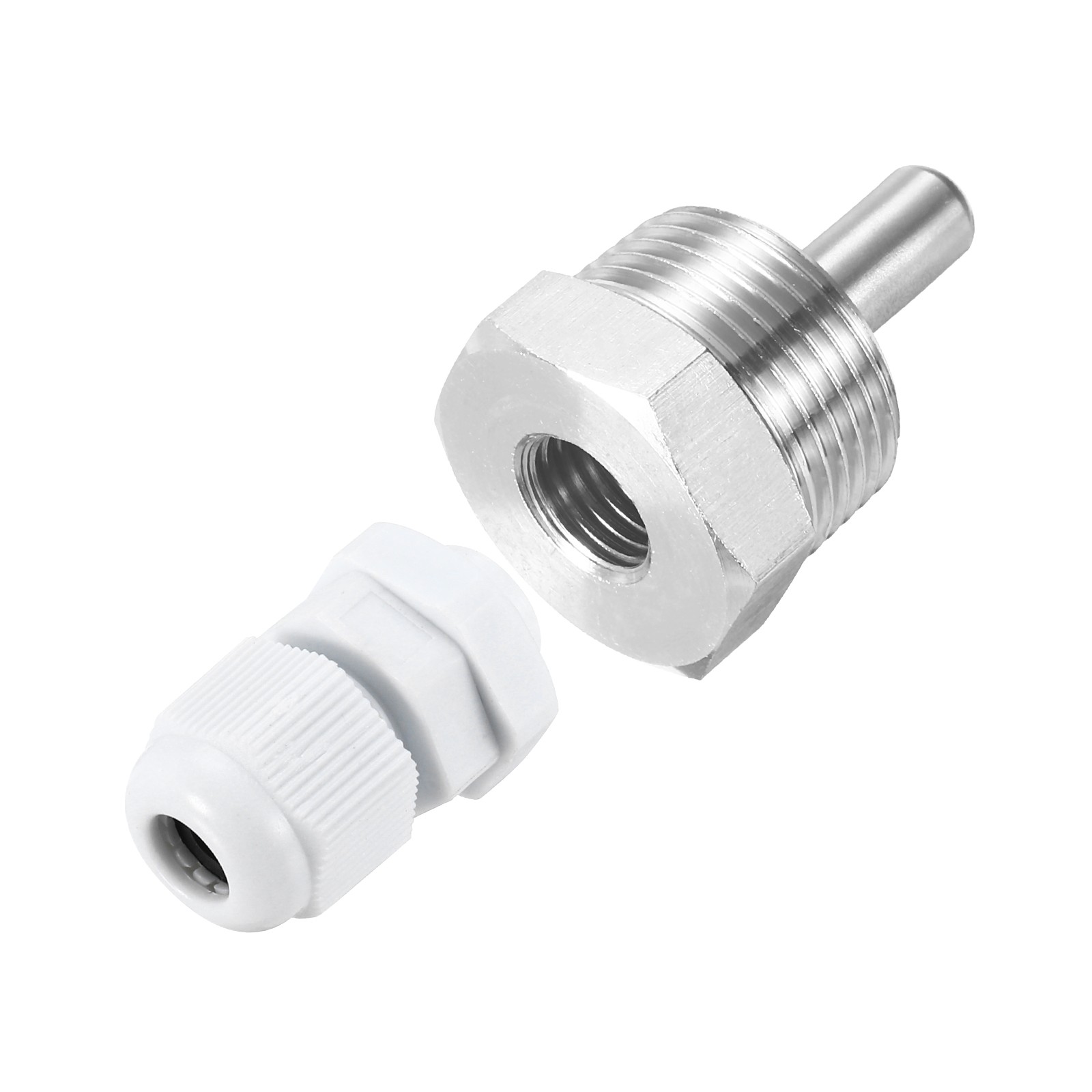 8mm Dia G3/4 Thermowell Weldless Stainless Steel 304 30mm White