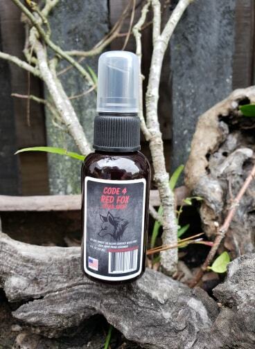 *NEW* 2 oz Spray Bottle Code 4 Red Fox Cover Scent Hunting Cover Scent