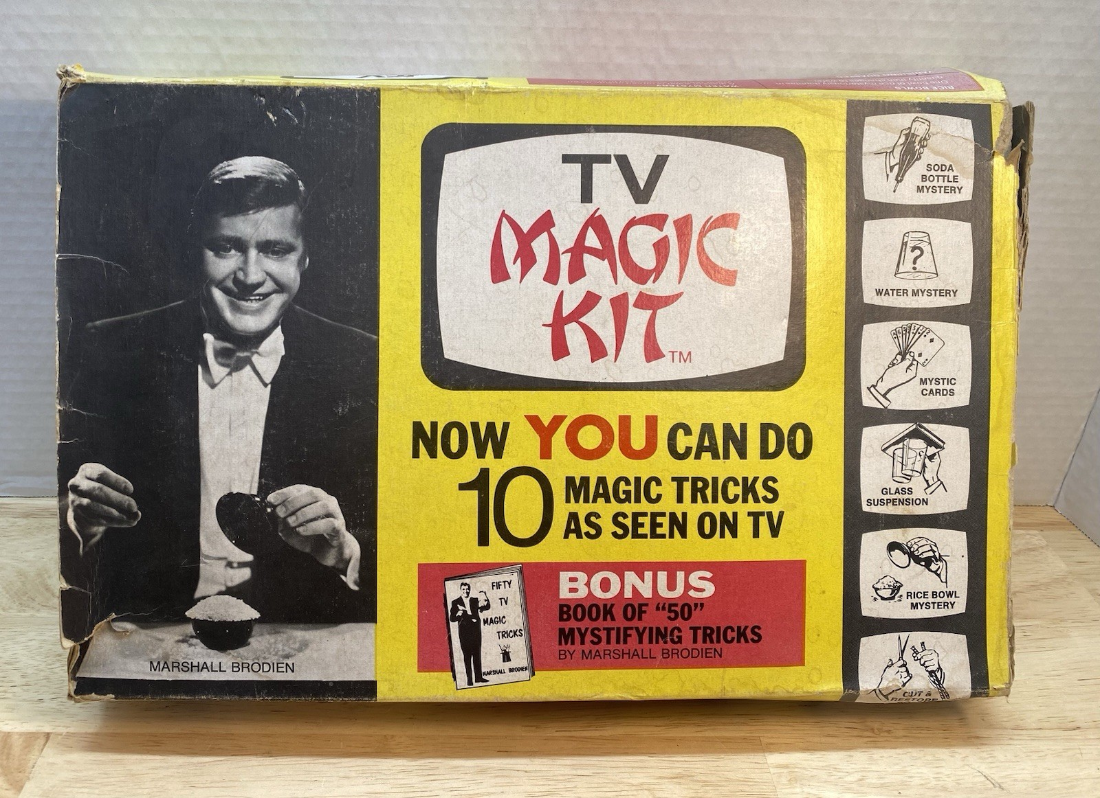 Marshall Brodien TV Magic Kit As Seen on TV Vintage Magic Tricks 1970s