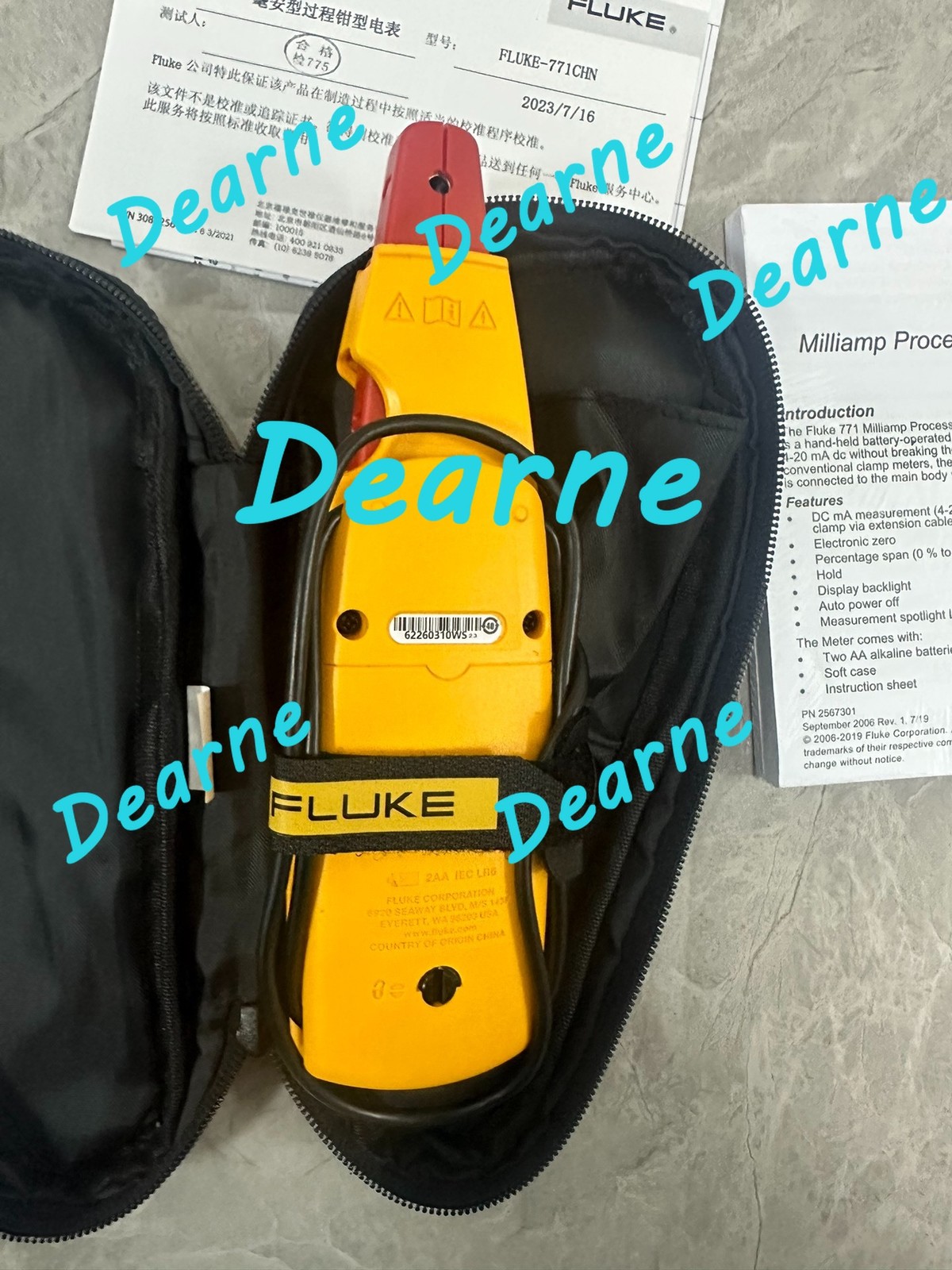 NEW 1 PCS Fluke 771 Milliamp Process Clamp Meter/lhy