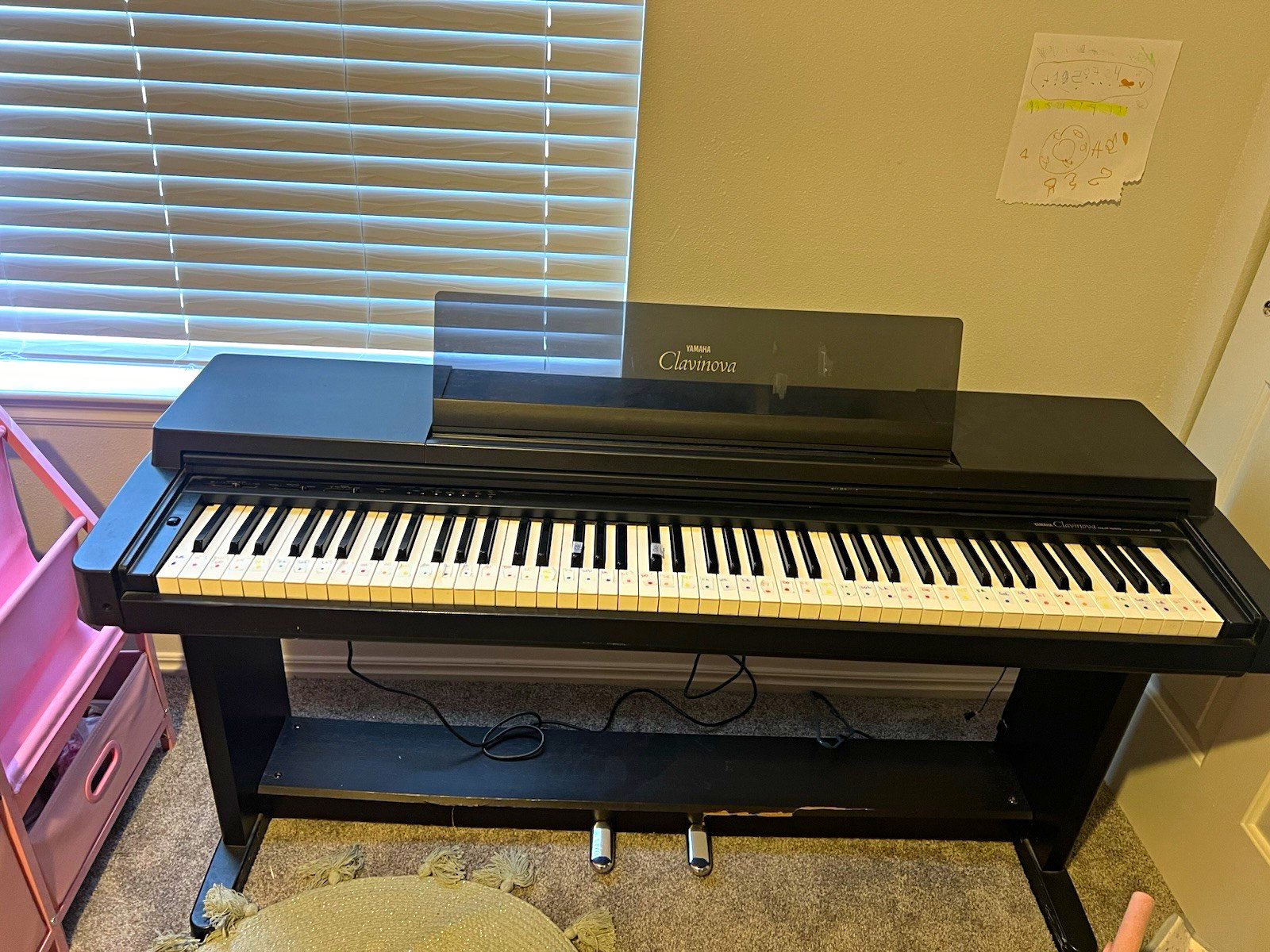 Yamaha Clavinova CLP-550 88-Key Digital Home Piano Black Built-In Speaker 2