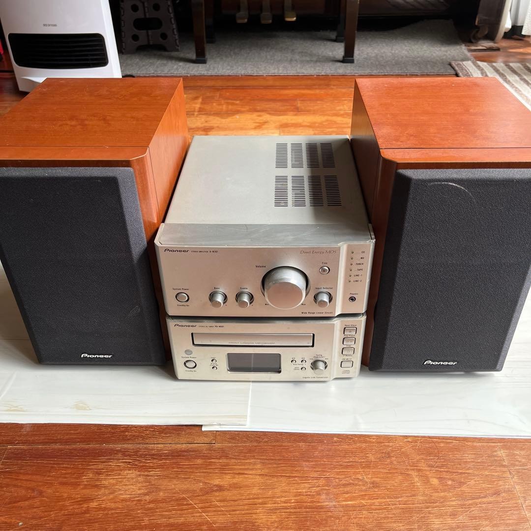Pioneer Mini Hi-Fi System A-N701 PD-N901 Speakers For Parts Repair Japan