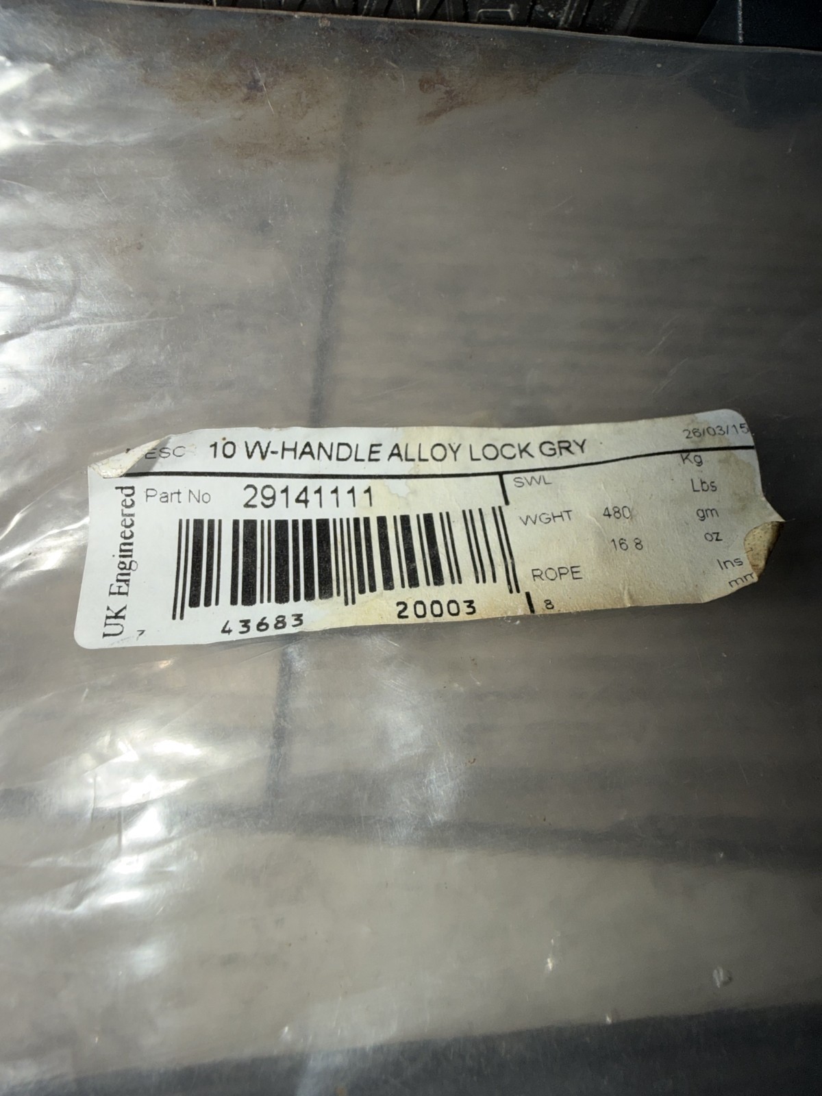 Lewmar Winch Handle 10 inch