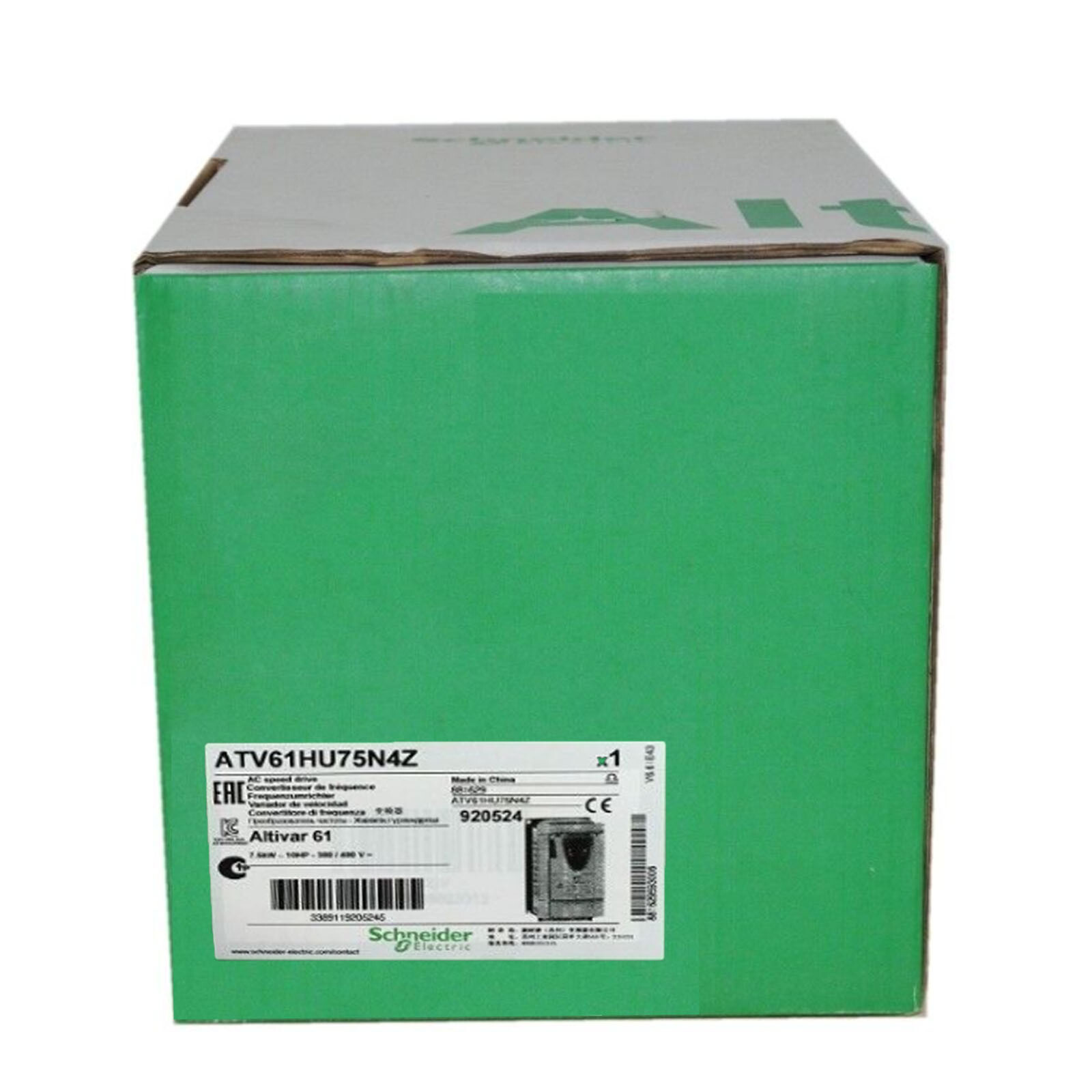 New In Box SCHNEIDER ATV61HU75N4Z Inverter