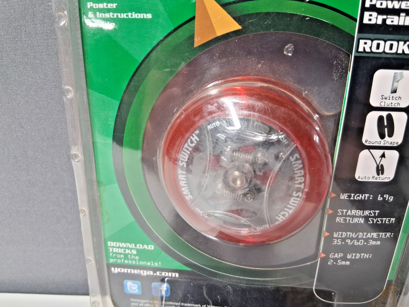 New YOMEGA high Power BRAIN XP Red Sealed
