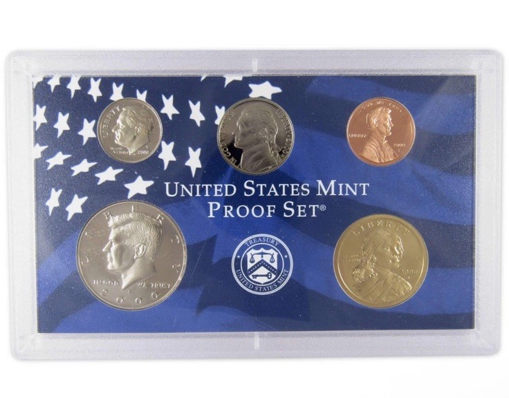 2000 Clad Proof Set U.S. Mint Original Government Packaging OGP COA