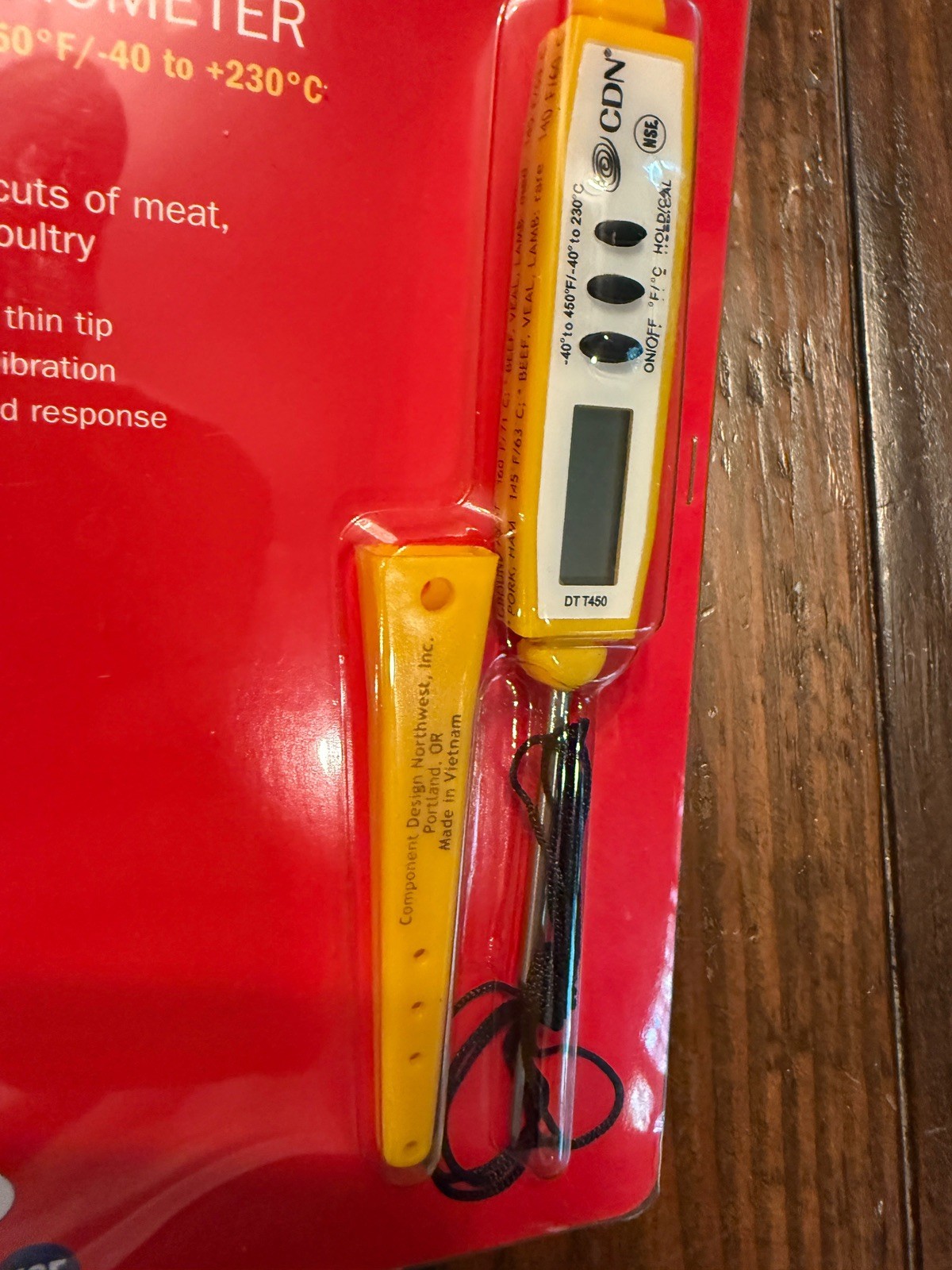 NEW CDN DTT450 Pro Accurate Thin Tip Meat Thermometer SEALED