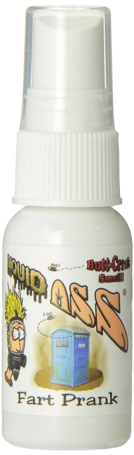 4 LIQUID ASS " SPRAY BOTTLES " gag stink puke crap