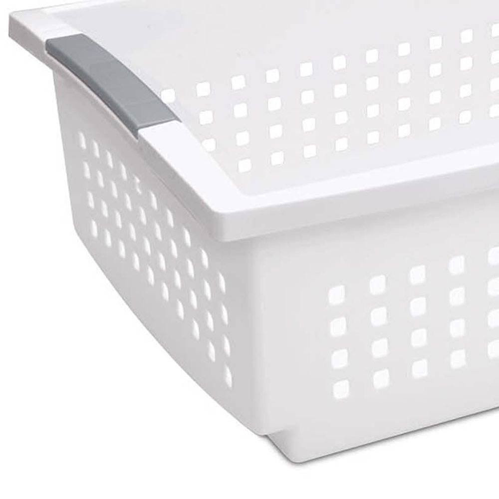 Stylish Stacking Large Storage Basket Home Office Laundry Storage Bin Box