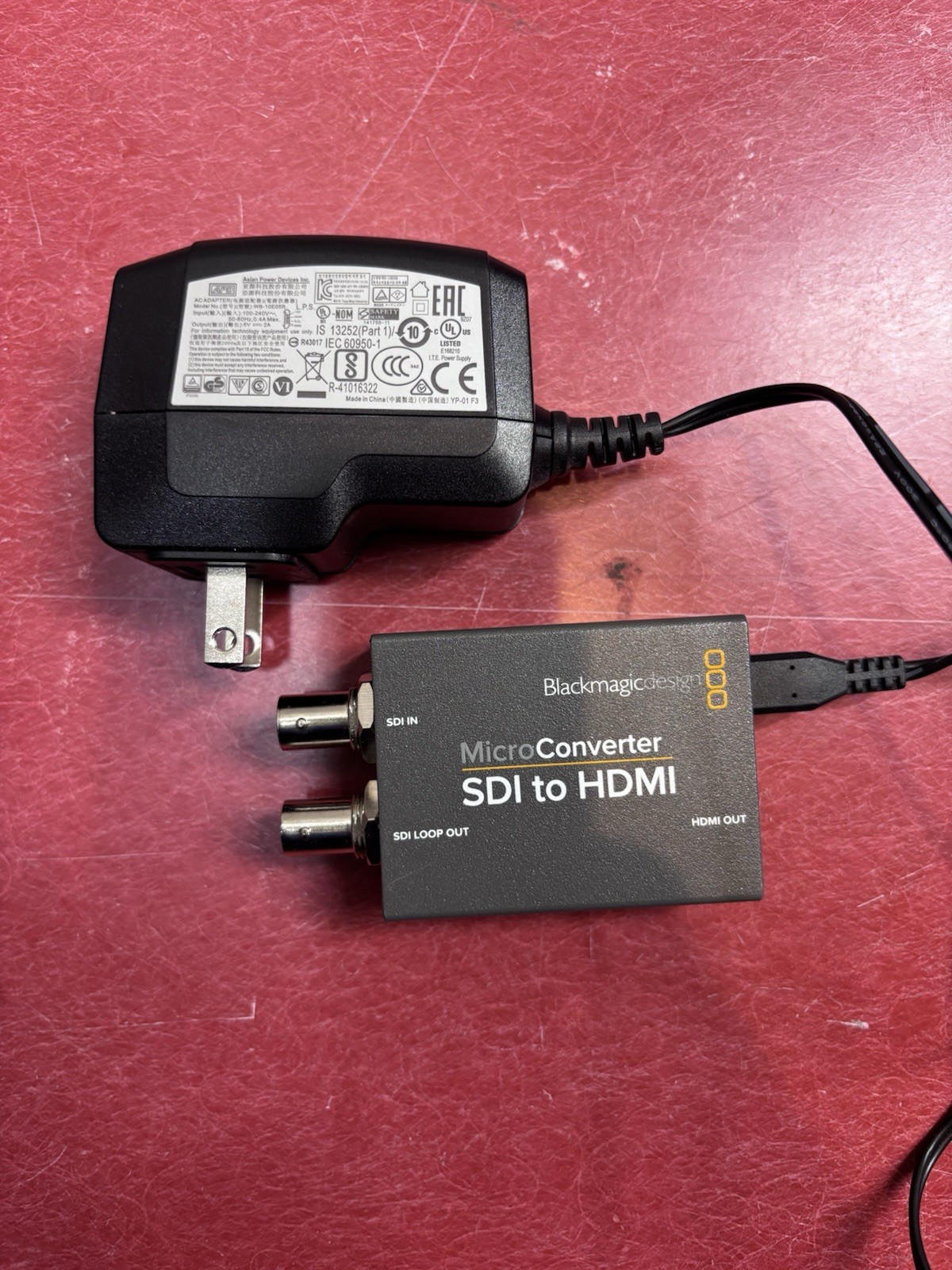 Blackmagic Design Micro Converter SDI to HDMI with Power Supply