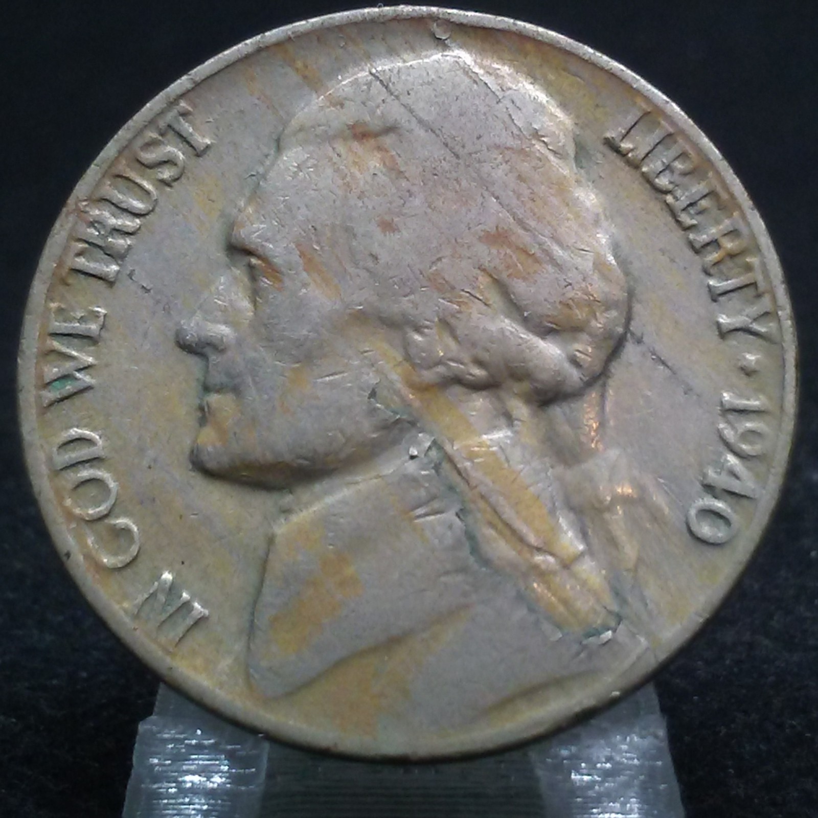 1940 P nickel lamination error