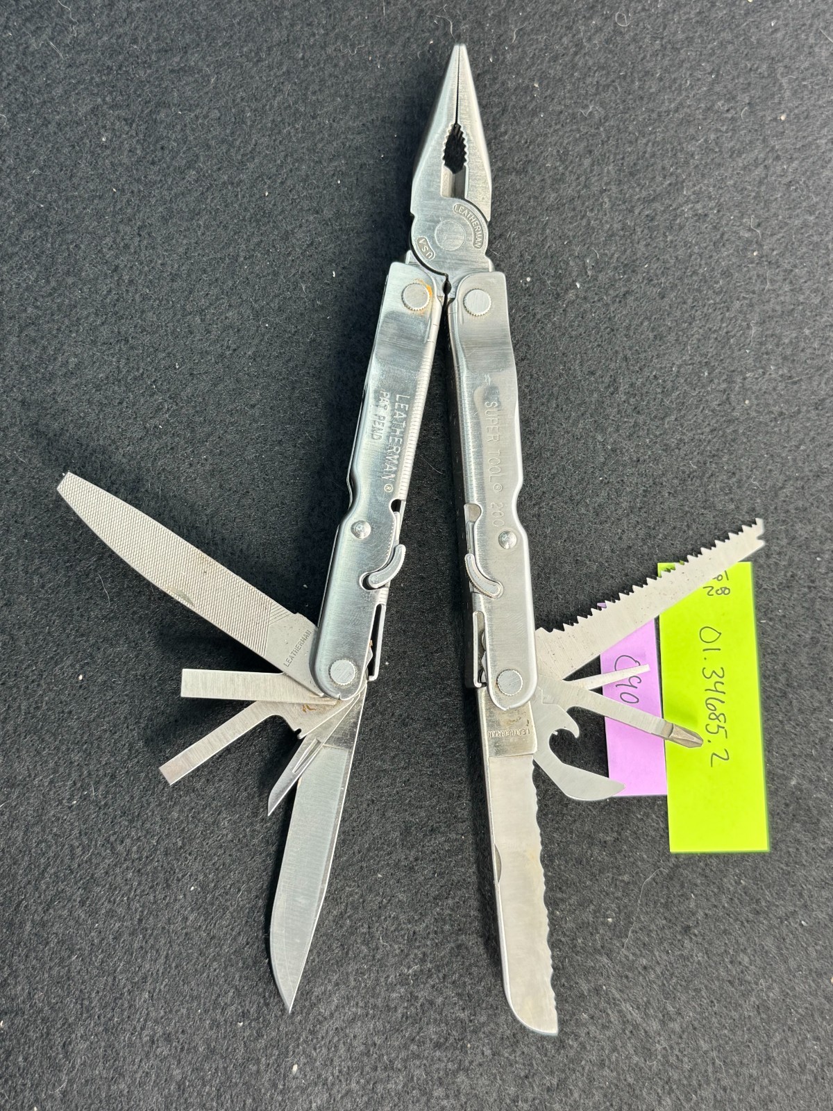 Leatherman Supertool 200 stainless Steel Multitool retired
