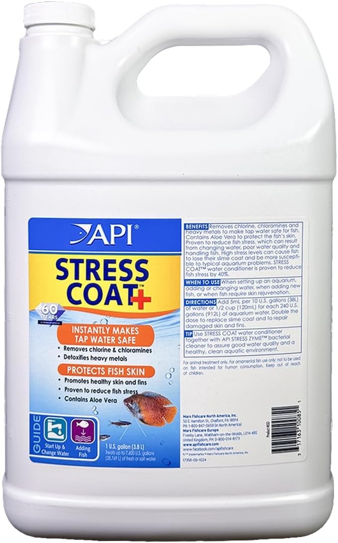 STRESS COAT Aquarium Water Conditioner 32-Ounce Bottle
