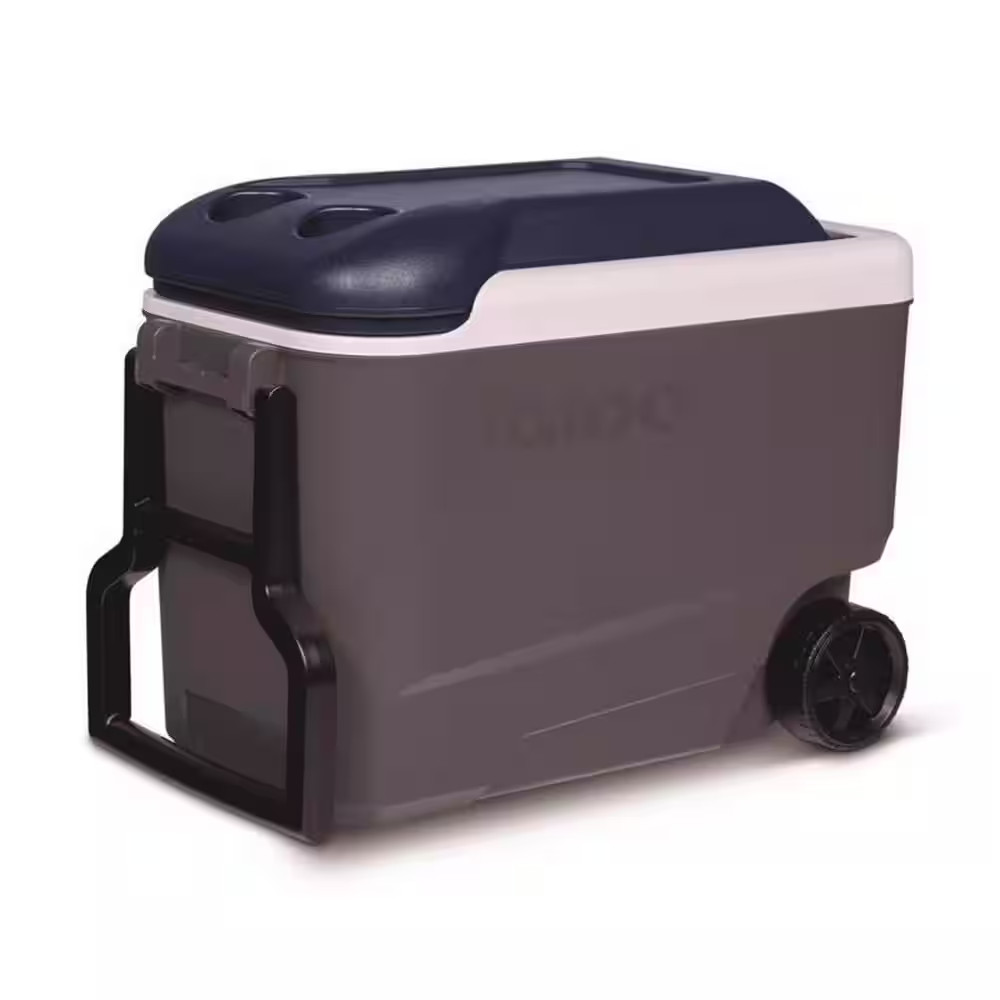 Maxcold Gray 40 Qt. Roller Cooler