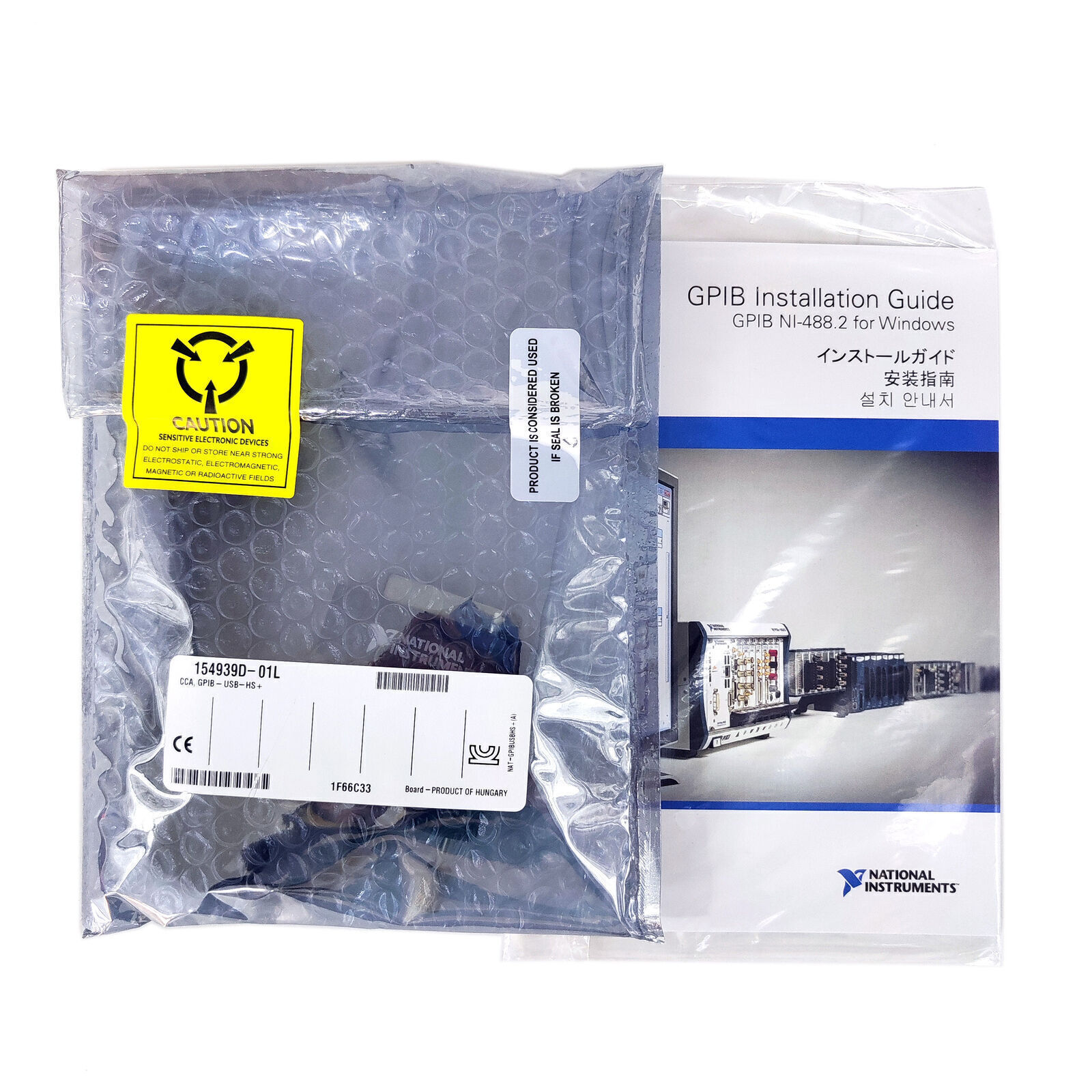 New GPIB-USB-HS+ National Instruments IEEE 488 Controller Analyzer 783368-01
