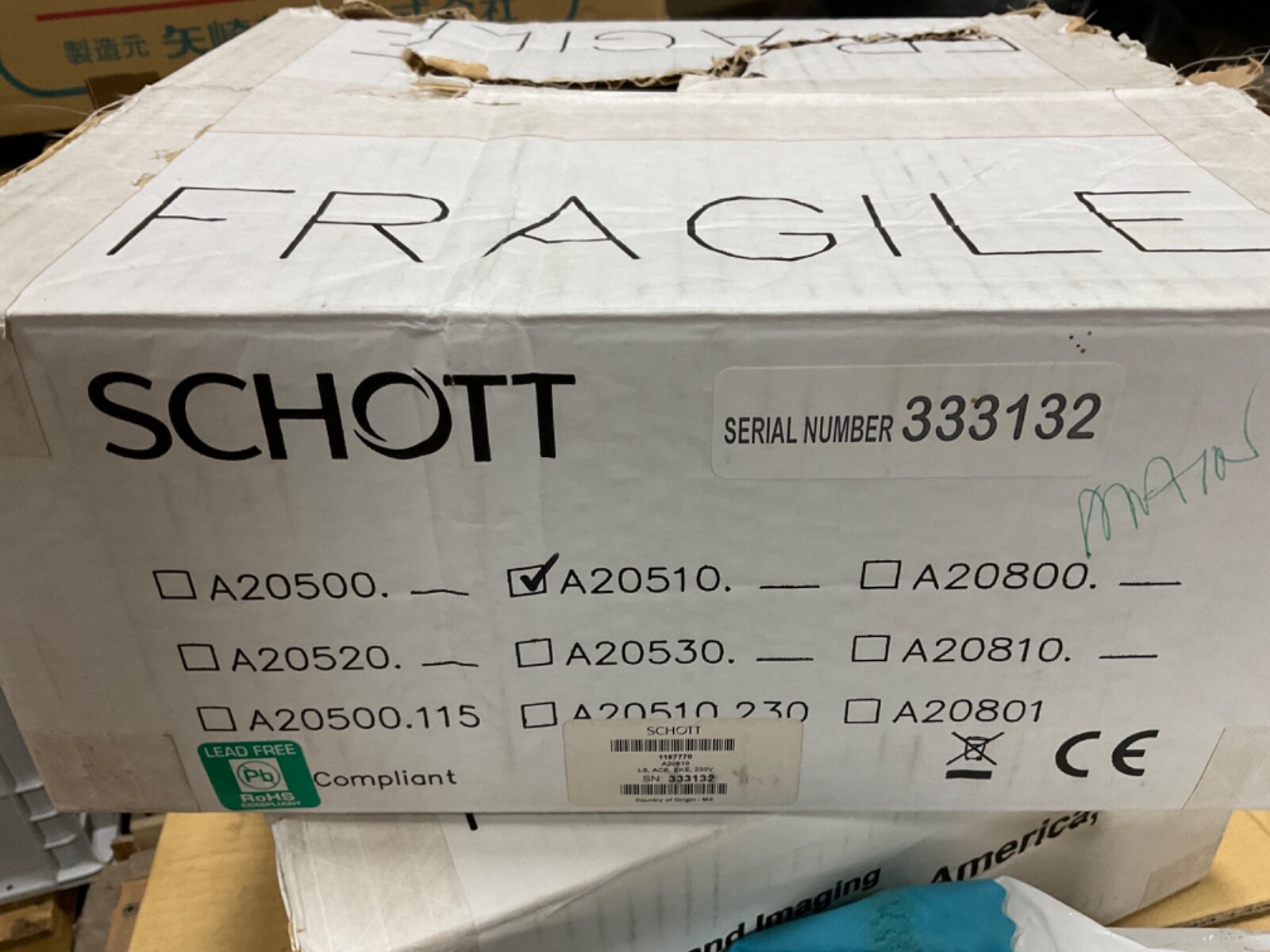 NEW Schott-Fostec ACE A20510 Light Source & Microscope Light Guide