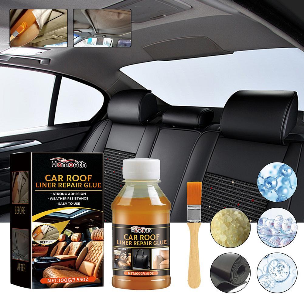 Car Roof Liner Repair Glue 100ml Fast Dry Glue Liquid Fabric Glue Adhesio-