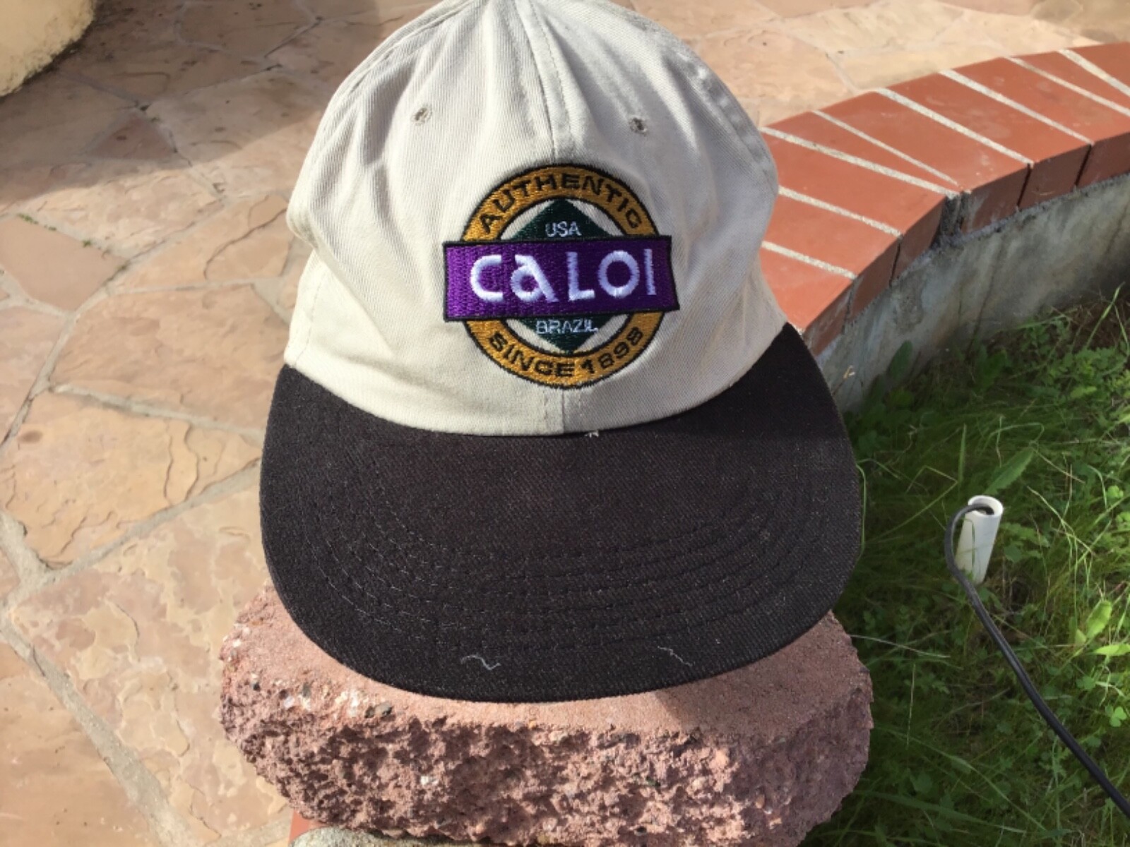 CALOI BRAZIL Cycling Cap (baseball style) Hat Unisex w/Adjustable Band NOS CALOI