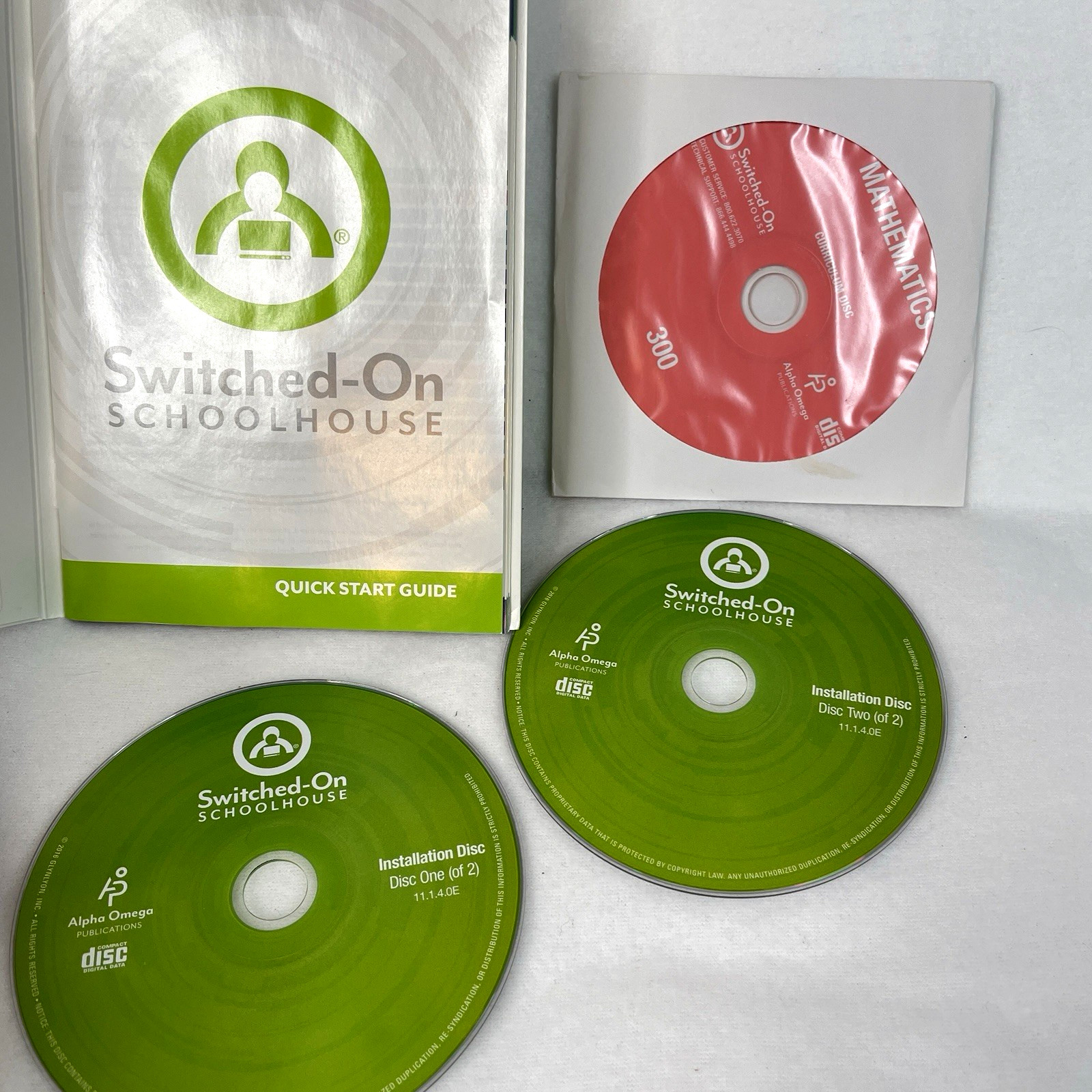 Home School Switched-On Schoolhouse CD Math 3 Curriculum is Sealed