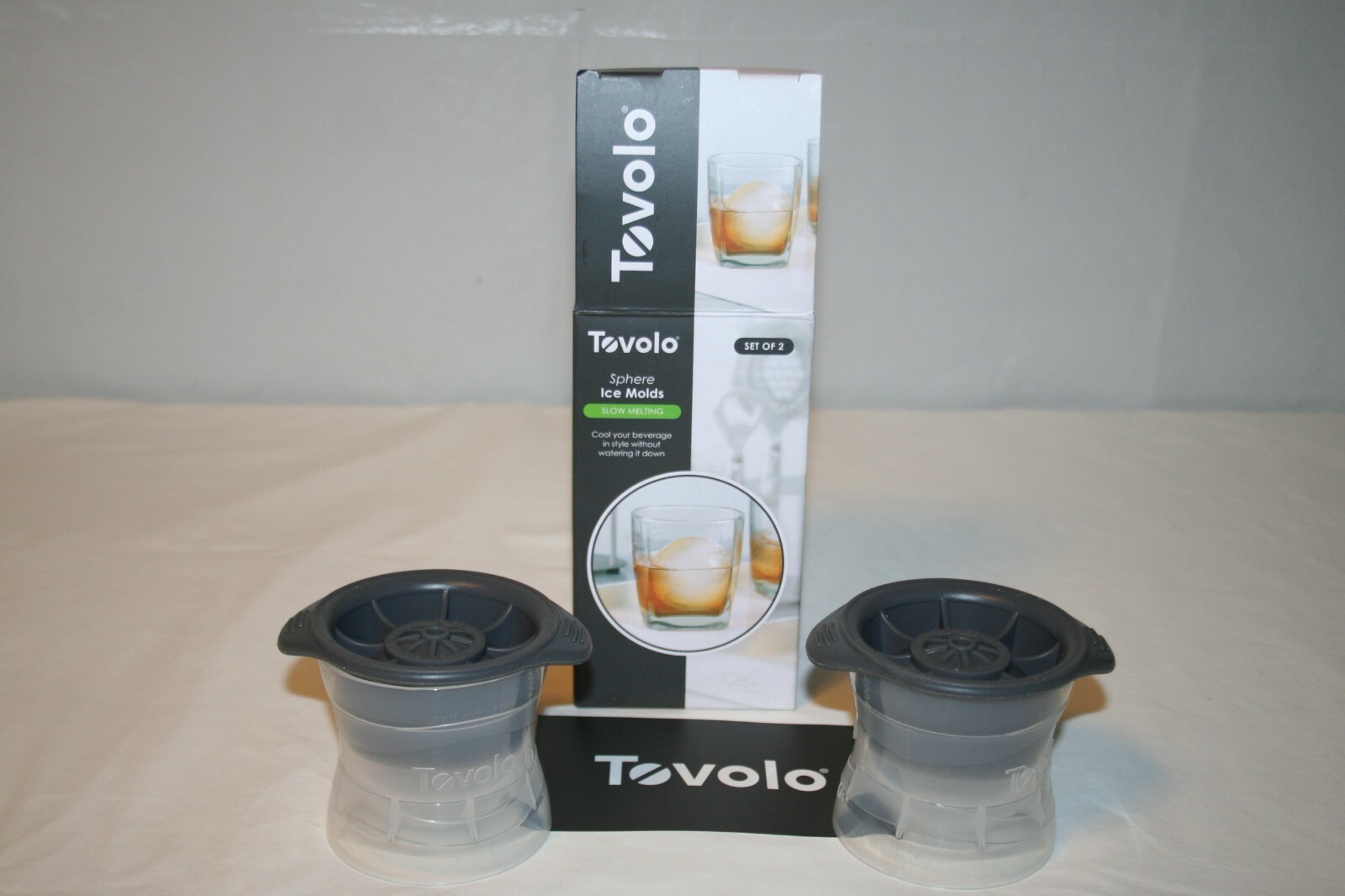 2 Sphere Ice Molds Tovolo NIB