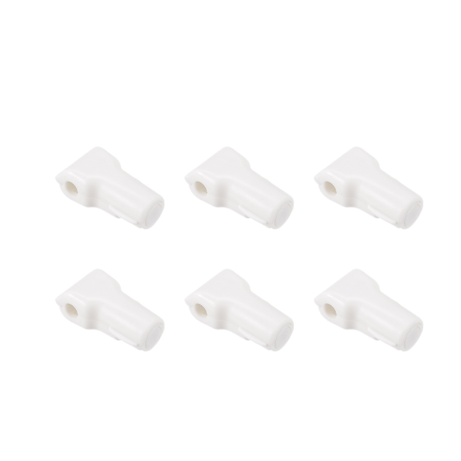 50pcs 6mm Anti-theft Hook Lock for Store Magnetic Display Shelf Lock white