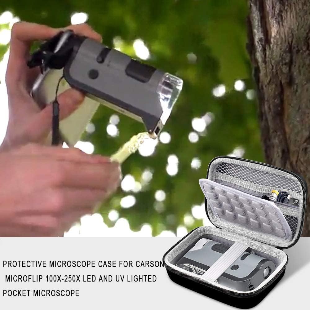 Portable Microscope Carrying Bag for Carson MicroFlip MicroBrite Plus