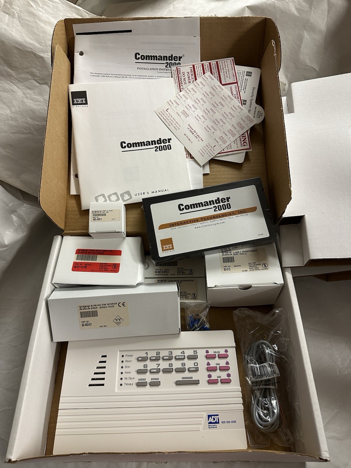 NEW ADT Commander 2000 Dealer Program Kit, Part#80-271