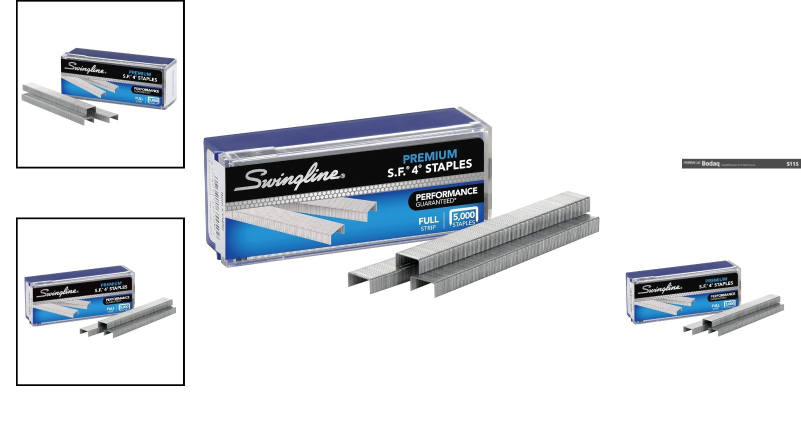 Durable S.F. 4 Staples with Chisel Points - 5,000 Count for Effortless Stapling