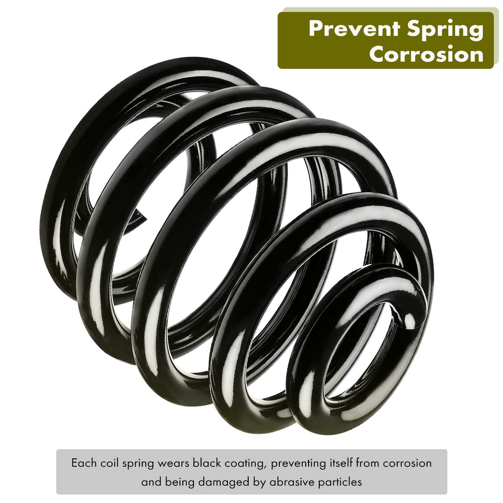 2Pcs Coil Springs for Chevrolet Malibu Monte Carlo El Camino GMC Olds Buick Rear