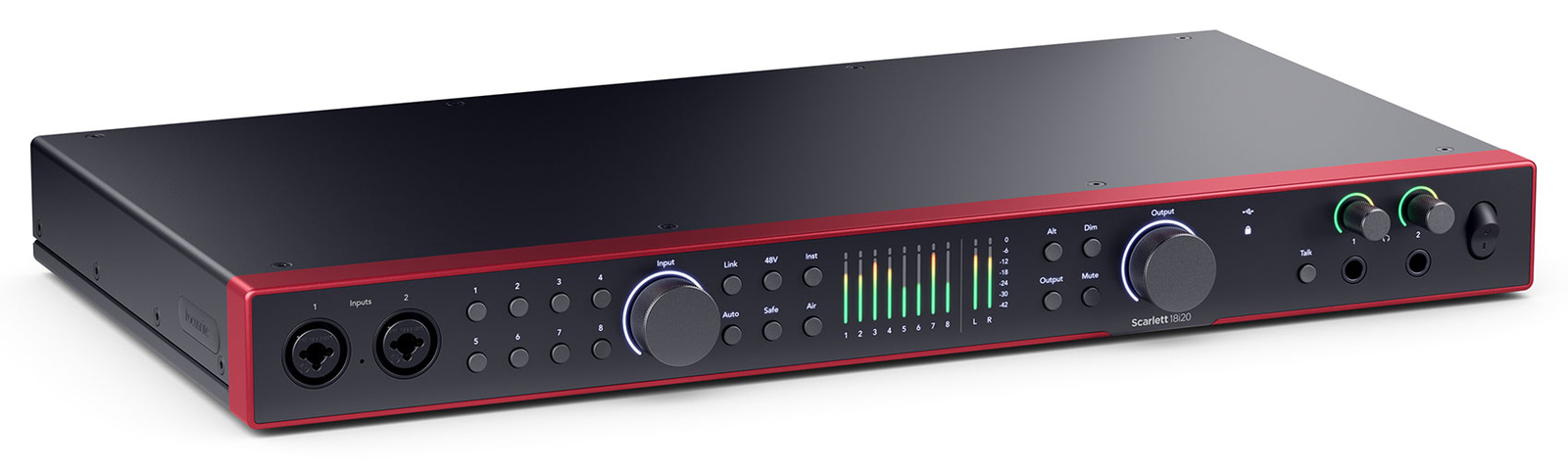 Focusrite SCARLETT 18I20 4G 4th Gen Audio Recording Interface+(2) Studio Mics